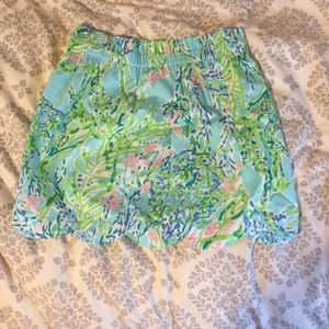 Custom made Lilly Pulitzer scalloped skirt